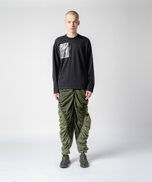 yoshiokubo（ヨシオクボ）の「yoshiokubo ヨシオクボ / MEDICINE FILM PKT L/S T フィルムポケットロンT / YKF25109（Tシャツ/カットソー・メンズ・ホワイト/ブラック・2/3/1）」の6枚目の写真