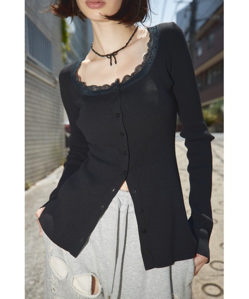 トップス kanin 大きいサイズ/接触冷感】スクエアネックタンクトップ(タンク