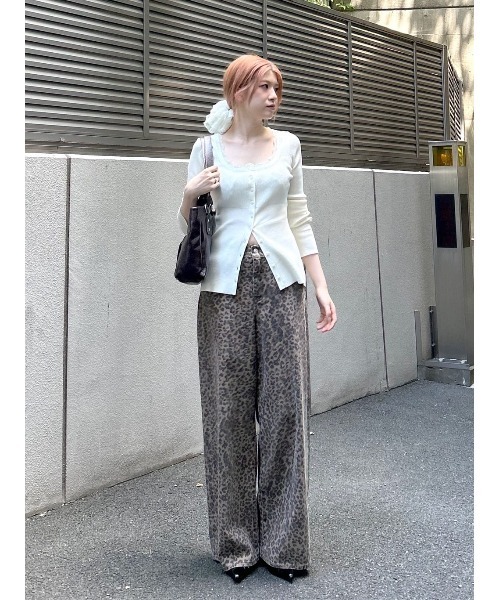 LACE DOCKING FRONT BUTTON TOPS レース ドッキング フロントボタン