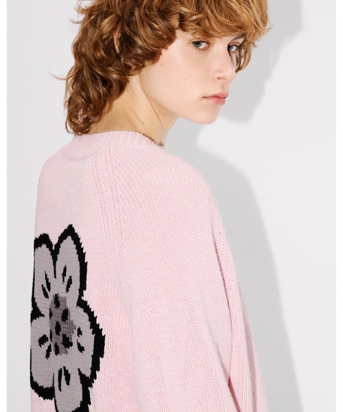 KENZO(ケンゾー)の「'Boke Flower' コットン ウール カーディガン(カーディガン/ボレロ・レディース・ピンク系その他・SMALL/X-SMALL)」の1枚目の写真