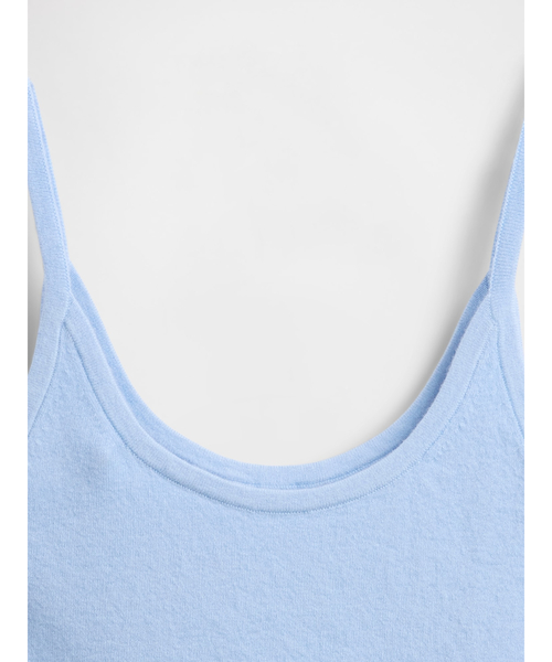 GAP(ギャップ)の「CashSoft カシミヤタッチ ストレッチ クロップド タンクトップ(ニット/セーター・レディース・ブラック/アイボリー/ブルー/グレー・S/M/L/XL/XS/XXS)」の10枚目の写真