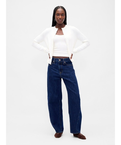 GAP(ギャップ)の「CashSoft カシミヤタッチ ストレッチ クロップド タンクトップ(ニット/セーター・レディース・ブラック/アイボリー/ブルー/グレー・S/M/L/XL/XS/XXS)」の22枚目の写真