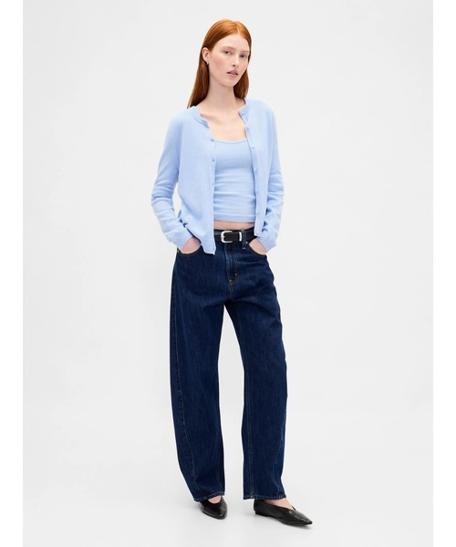 GAP(ギャップ)の「CashSoft カシミヤタッチ ストレッチ クロップド タンクトップ(ニット/セーター・レディース・ブラック/アイボリー/ブルー/グレー・S/M/L/XL/XS/XXS)」の15枚目の写真