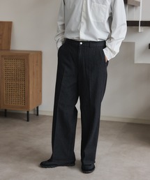 【SETUP7】Pressed Washed Denim Trousers KKP / プレスドウォッシュデニムトラウザー