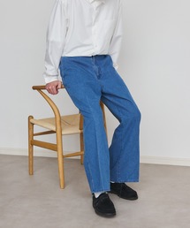 MILITARY | 【SETUP7】Pressed Washed Denim Trousers KKP / プレスドウォッシュデニムトラウザー(デニムパンツ)