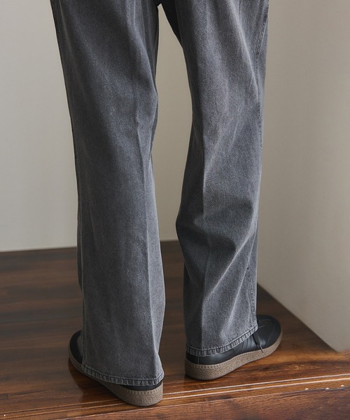 MILITARY（ミリタリー）の「【SETUP7】Pressed Washed Denim Trousers KKP　/　プレスドウォッシュデニムトラウザー（デニムパンツ・メンズ・ブラック系1/ネイビー系1/ブラック系その他2/ネイビー系2・M/L）」の13枚目の写真