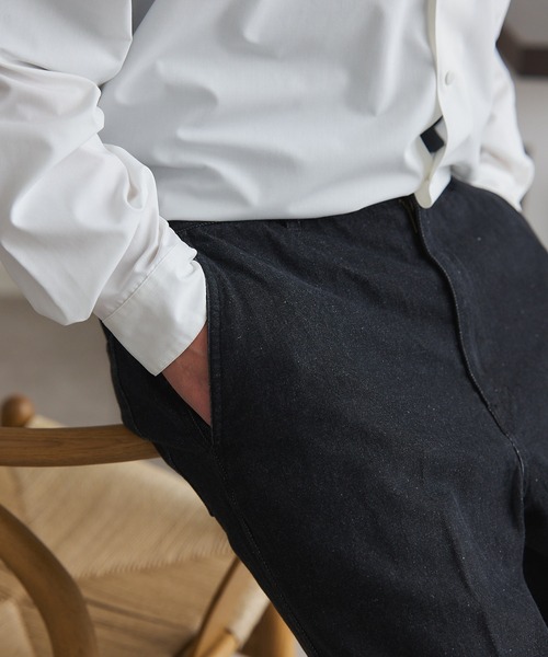 MILITARY（ミリタリー）の「【SETUP7】Pressed Washed Denim Trousers KKP　/　プレスドウォッシュデニムトラウザー（デニムパンツ・メンズ・ブラック系1/ネイビー系1/ブラック系その他2/ネイビー系2・M/L）」の17枚目の写真