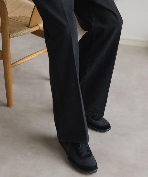 MILITARY（ミリタリー）の「【SETUP7】Pressed Washed Denim Trousers KKP　/　プレスドウォッシュデニムトラウザー（デニムパンツ・メンズ・ブラック系1/ネイビー系1/ブラック系その他2/ネイビー系2・M/L）」の19枚目の写真