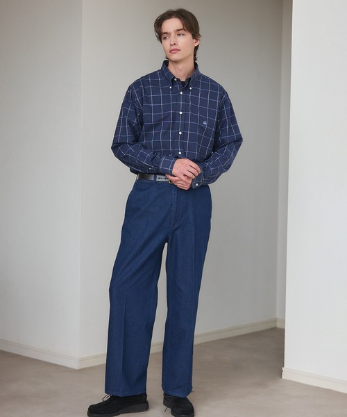 MILITARY（ミリタリー）の「【SETUP7】Pressed Washed Denim Trousers KKP　/　プレスドウォッシュデニムトラウザー（デニムパンツ・メンズ・ブラック系1/ネイビー系1/ブラック系その他2/ネイビー系2・M/L）」の22枚目の写真