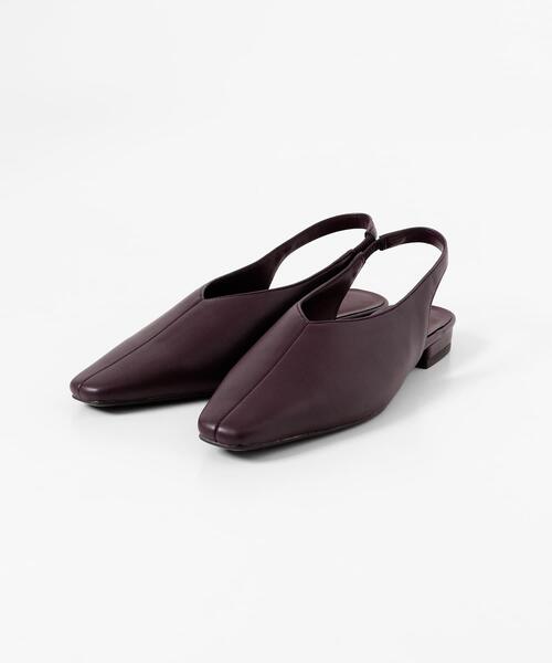 URBAN RESEARCH Sonny Label（アーバンリサーチサニーレーベル）の「バックストラップスクエアパンプス（パンプス・レディース・ブラック/ブラウン系その他/キャメル・LARGE/MEDIUM/SMALL）」の10枚目の写真