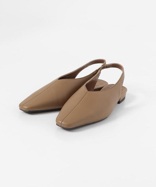 URBAN RESEARCH Sonny Label（アーバンリサーチサニーレーベル）の「バックストラップスクエアパンプス（パンプス・レディース・ブラック/ブラウン系その他/キャメル・LARGE/MEDIUM/SMALL）」の11枚目の写真