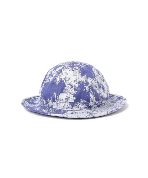 BEAMS PLUS（ビームスプラス）の「MIL Hat Herringbone on Paint Print（ハット・メンズ・オリーブ/グレー/ブルー・ONE SIZE）」の3枚目の写真