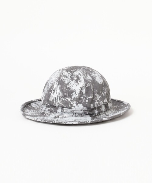 BEAMS PLUS（ビームスプラス）の「MIL Hat Herringbone on Paint Print（ハット・メンズ・オリーブ/グレー/ブルー・ONE SIZE）」の8枚目の写真