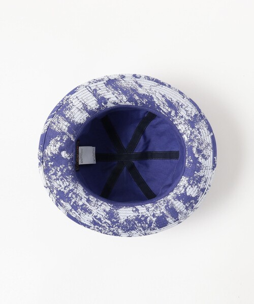 BEAMS PLUS（ビームスプラス）の「MIL Hat Herringbone on Paint Print（ハット・メンズ・オリーブ/グレー/ブルー・ONE SIZE）」の6枚目の写真