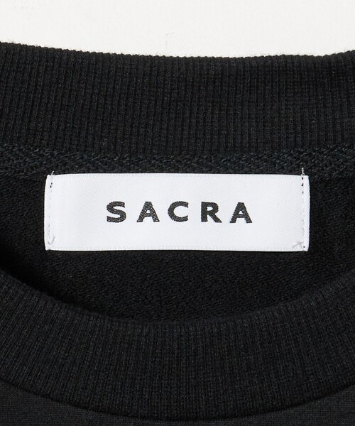 SACRA（サクラ）の「＜SACRA＞メッセージプリント クロップド Tシャツ（Tシャツ/カットソー・レディース・ホワイト/ブラック・38）」の12枚目の写真