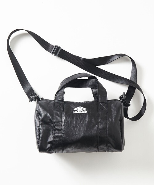 UMBRO(アンブロ)の「UMBRO/アンブロ 【新色追加】SP Coating Nylon Mini Boston Bag/別注 コーティングナイロン ミニボストンバッグ(ショルダーバッグ・メンズ・チャコールグレー/バーガンディー/ブラック/ホワイト/ベージュ・ONE SIZE)」の8枚目の写真