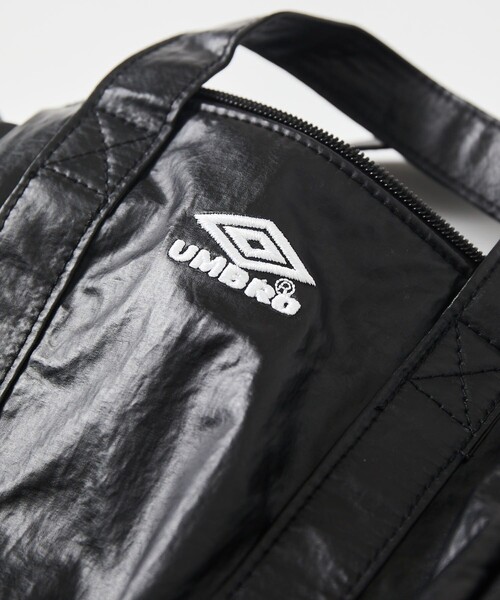 UMBRO(アンブロ)の「UMBRO/アンブロ 【新色追加】SP Coating Nylon Mini Boston Bag/別注 コーティングナイロン ミニボストンバッグ(ショルダーバッグ・メンズ・チャコールグレー/バーガンディー/ブラック/ホワイト/ベージュ・ONE SIZE)」の15枚目の写真
