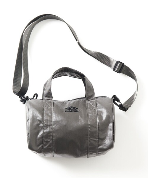 UMBRO(アンブロ)の「UMBRO/アンブロ 【新色追加】SP Coating Nylon Mini Boston Bag/別注 コーティングナイロン ミニボストンバッグ(ショルダーバッグ・メンズ・チャコールグレー/バーガンディー/ブラック/ホワイト/ベージュ・ONE SIZE)」の16枚目の写真