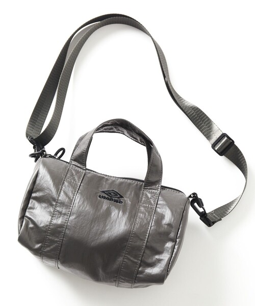 UMBRO(アンブロ)の「UMBRO/アンブロ 【新色追加】SP Coating Nylon Mini Boston Bag/別注 コーティングナイロン ミニボストンバッグ(ショルダーバッグ・メンズ・チャコールグレー/バーガンディー/ブラック/ホワイト/ベージュ・ONE SIZE)」の17枚目の写真