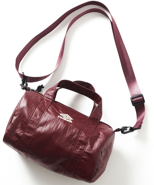 UMBRO(アンブロ)の「UMBRO/アンブロ 【新色追加】SP Coating Nylon Mini Boston Bag/別注 コーティングナイロン ミニボストンバッグ(ショルダーバッグ・メンズ・チャコールグレー/バーガンディー/ブラック/ホワイト/ベージュ・ONE SIZE)」の19枚目の写真