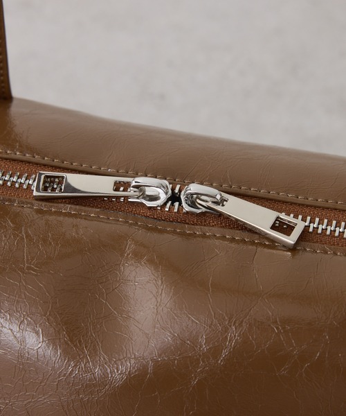 PAPILLONNER（パピヨネ）の「チャーム付きボストンバッグ（ボストンバッグ・レディース・アイボリー/ブラウン・FREE）」の10枚目の写真