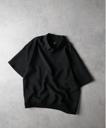BACK NUMBER（バックナンバー）の「【BACK NUMBER】リネンライクポロ襟プルオーバーシャツ（セットアップ対応）（ポロシャツ）」