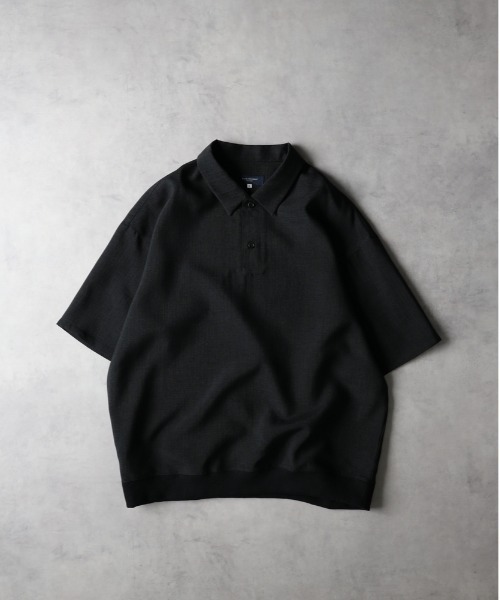 BACK NUMBER（バックナンバー）の「【BACK NUMBER】リネンライクポロ襟プルオーバーシャツ（セットアップ対応）（ポロシャツ・メンズ・ネイビー/ブラウン/ダークグレー・L/XL/M）」の15枚目の写真