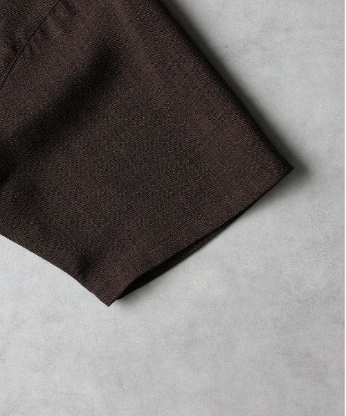 BACK NUMBER（バックナンバー）の「【BACK NUMBER】リネンライクポロ襟プルオーバーシャツ（セットアップ対応）（ポロシャツ・メンズ・ネイビー/ブラウン/ダークグレー・L/XL/M）」の20枚目の写真