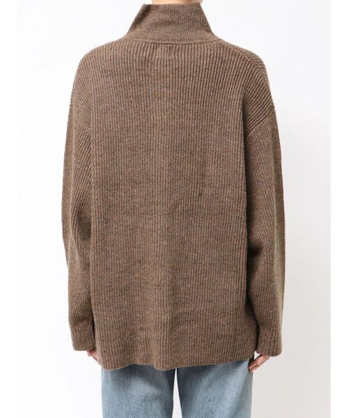 Ungrid（アングリッド）の「カラーネップニットカーディガン（カーディガン/ボレロ・レディース・ブラウン/チャコールグレー・FREE）」の16枚目の写真