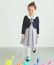 BEAMS mini | セレモニー ワンピース + ボレロ セット 2026SS（110～130cm）(ワンピース)