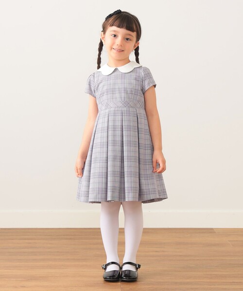 BEAMS mini(ビームスミニ)の「セレモニー ワンピース + ボレロ セット 2026SS(110~130cm)(ワンピース・キッズ・ネイビー/ホワイト系その他5・130/120/110)」の8枚目の写真