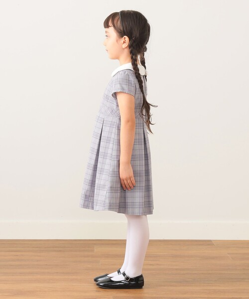 BEAMS mini(ビームスミニ)の「セレモニー ワンピース + ボレロ セット 2026SS(110~130cm)(ワンピース・キッズ・ネイビー/ホワイト系その他5・130/120/110)」の9枚目の写真