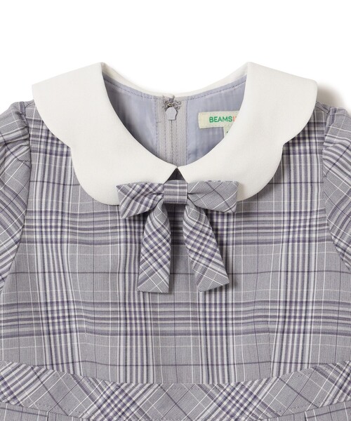 BEAMS mini（ビームスミニ）の「セレモニー ワンピース + ボレロ セット 2026SS（110～130cm）（ワンピース・キッズ・ネイビー/ホワイト系その他5・130/120/110）」の15枚目の写真
