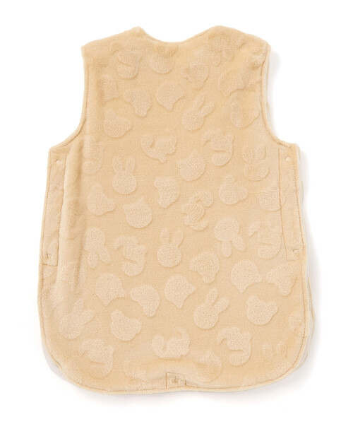 SLAP SLIP BABY（スラップスリップベビー）の「【お揃い】アニマルクマウサギネコ恐竜ポコポコボアスリーパーベビー（ベビーパジャマ/スリーパー・キッズ・オフホワイト/ベージュ・FREE）」の9枚目の写真