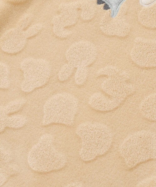 SLAP SLIP BABY（スラップスリップベビー）の「【お揃い】アニマルクマウサギネコ恐竜ポコポコボアスリーパーベビー（ベビーパジャマ/スリーパー・キッズ・オフホワイト/ベージュ・FREE）」の15枚目の写真