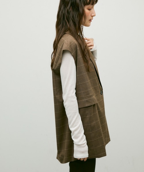 セール】Margaux glen gilet/マルゴーグレンジレ（ベスト）｜Lutim by