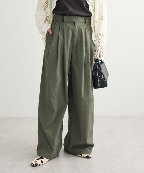 ELENCARE DUE（エレンカーレデュエ）の「・ELENCARE DUE スリータックパンツ（その他パンツ・レディース・ブラウン/カーキ/ブラック・FREE）」の4枚目の写真