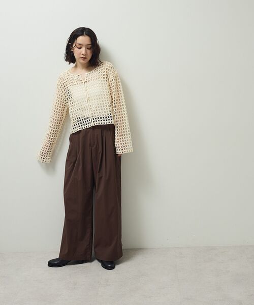 ELENCARE DUE（エレンカーレデュエ）の「・ELENCARE DUE スリータックパンツ（その他パンツ・レディース・ブラウン/カーキ/ブラック・FREE）」の13枚目の写真