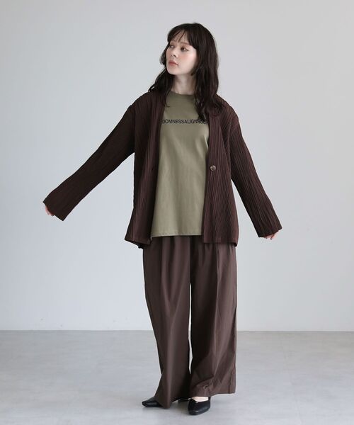 ELENCARE DUE（エレンカーレデュエ）の「・ELENCARE DUE スリータックパンツ（その他パンツ・レディース・ブラウン/カーキ/ブラック・FREE）」の20枚目の写真