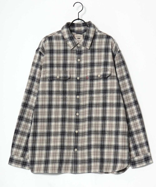 Levi's（リーバイス）の「Levi's/リーバイス JACKSON WORKER CHECK SHIRT/オーバーサイズ チェックシャツ/レギュラーカラーシャツ/レディース メンズ（シャツ/ブラウス・メンズ・ベージュ/レッド/グリーン/ブルー・M/L/XL）」の10枚目の写真