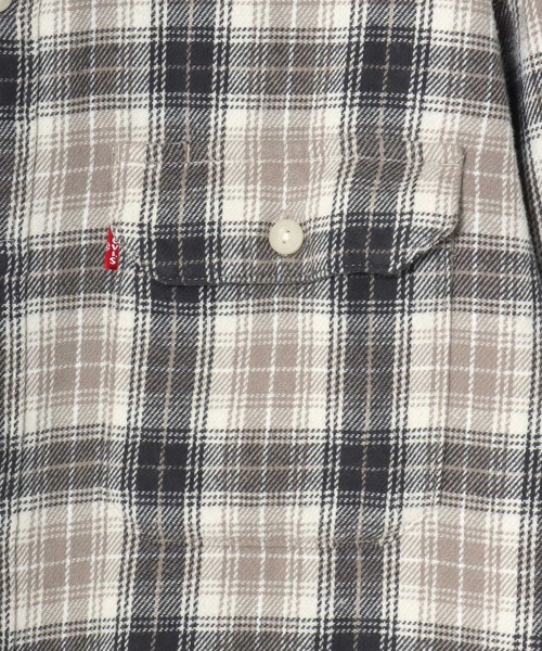 Levi's（リーバイス）の「Levi's/リーバイス JACKSON WORKER CHECK SHIRT/オーバーサイズ チェックシャツ/レギュラーカラーシャツ/レディース メンズ（シャツ/ブラウス・メンズ・ベージュ/レッド/グリーン/ブルー・M/L/XL）」の19枚目の写真