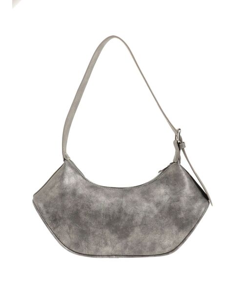 MURUA（ムルーア）の「ダブルポケットショルダーバッグ（ショルダーバッグ・レディース・キャメル/グレー・FREE）」の6枚目の写真