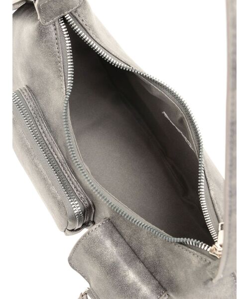 MURUA（ムルーア）の「ダブルポケットショルダーバッグ（ショルダーバッグ・レディース・キャメル/グレー・FREE）」の21枚目の写真