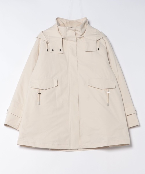 STRAWBERRY-FIELDS(ストロベリーフィールズ)の「マルチタフタ_マルチウェイマウンテンパーカー(マウンテンパーカー・レディース・ベージュ/ブラック/オフホワイト・2)」の16枚目の写真