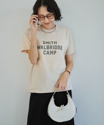 STYLE DELI（スタイルデリ）の「中抜きロゴTシャツ（Tシャツ/カットソー・レディース）」