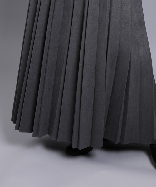 aimoha(アイモハ)の「カットスエードプリーツスカート(スカート・レディース・ブラウン/グレー/アイボリー/ブラック・FREE)」の8枚目の写真