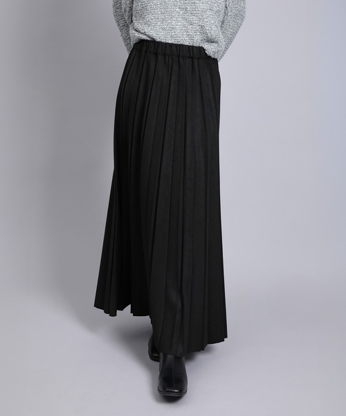 aimoha(アイモハ)の「カットスエードプリーツスカート(スカート・レディース・ブラウン/グレー/アイボリー/ブラック・FREE)」の20枚目の写真