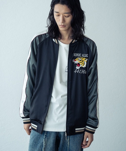 リバーシブルスカジャン（ブルゾン）｜RATTLE TRAP（ラトルトラップ