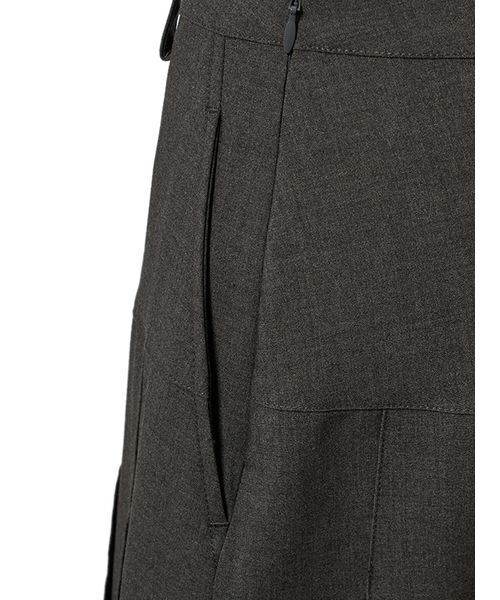 Mila Owen（ミラオーウェン）の「ウエストヨークプリーツスカート（スカート・レディース・グレー/ベージュ/マスタード・0/1）」の12枚目の写真