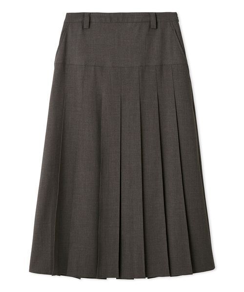 Mila Owen（ミラオーウェン）の「ウエストヨークプリーツスカート（スカート・レディース・グレー/ベージュ/マスタード・0/1）」の16枚目の写真